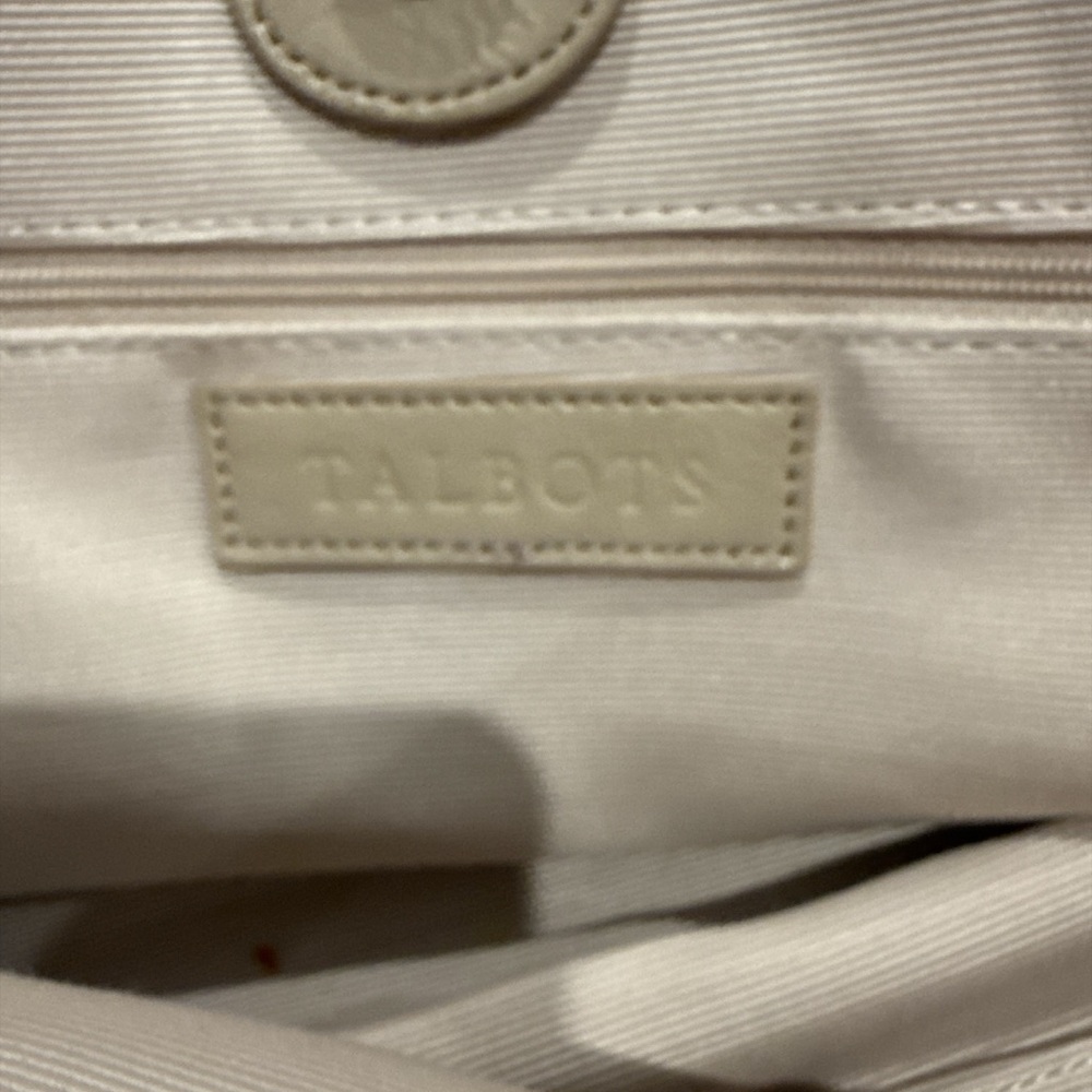 Talbots Black and White Zebra Tote - Picture 3 of 5